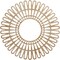 Ekena Millwork Cornelius Wood Fretwork Pierced Ceiling Medallion, Red Oak, 34"OD x 12 5/8"ID x 1/4"T CMWP34X0250CRRO - alternate 1